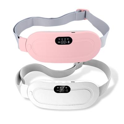 Electric Menstrual Cramp Massager Vibration Heating Belt Menstrual Period Stomach Abdominal Warmer Belt