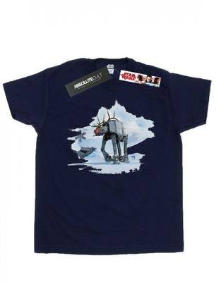 Boys Christmas AT-AT Reindeer T-Shirt