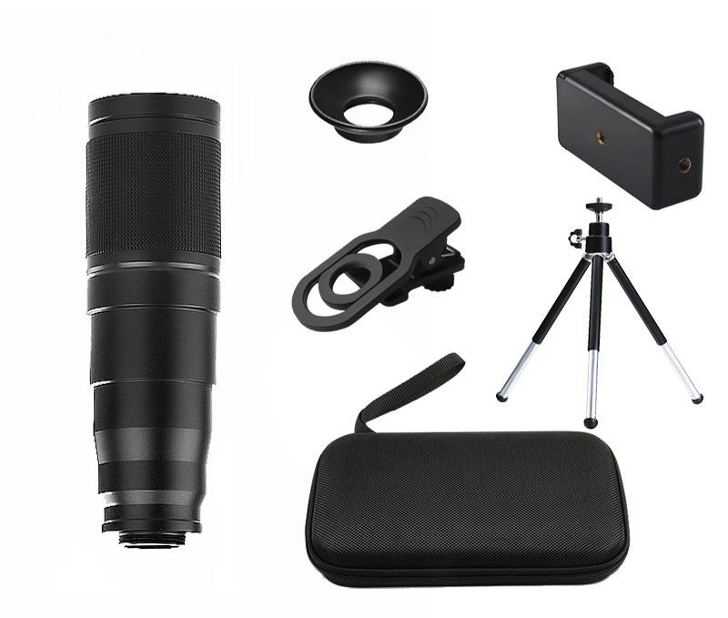 High Magnification 22x AF Mobile Phone Monocular Telescope Long External Auxiliary Camera Lens for Professional Concert ONED014