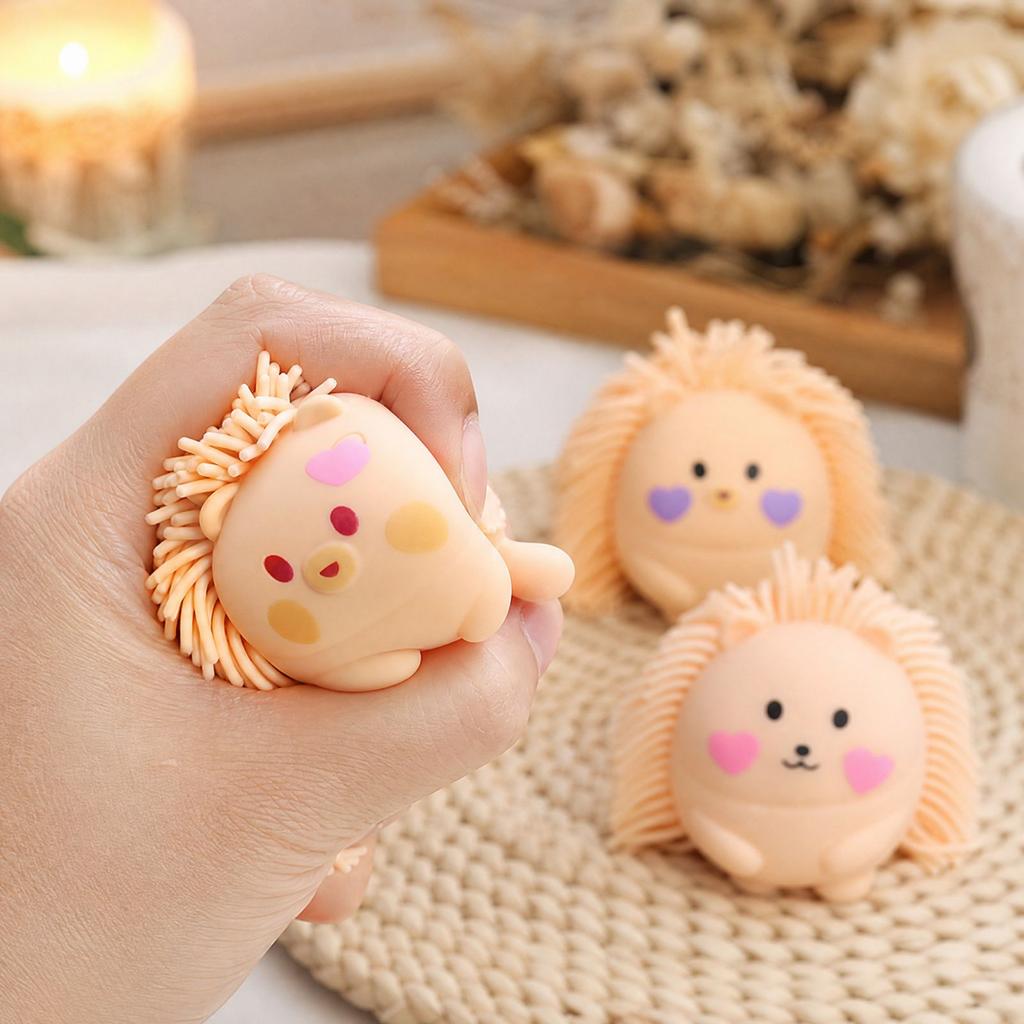 Hedgehog Toy, Sensory Toy, 3 Random Styles for Kids and Adults