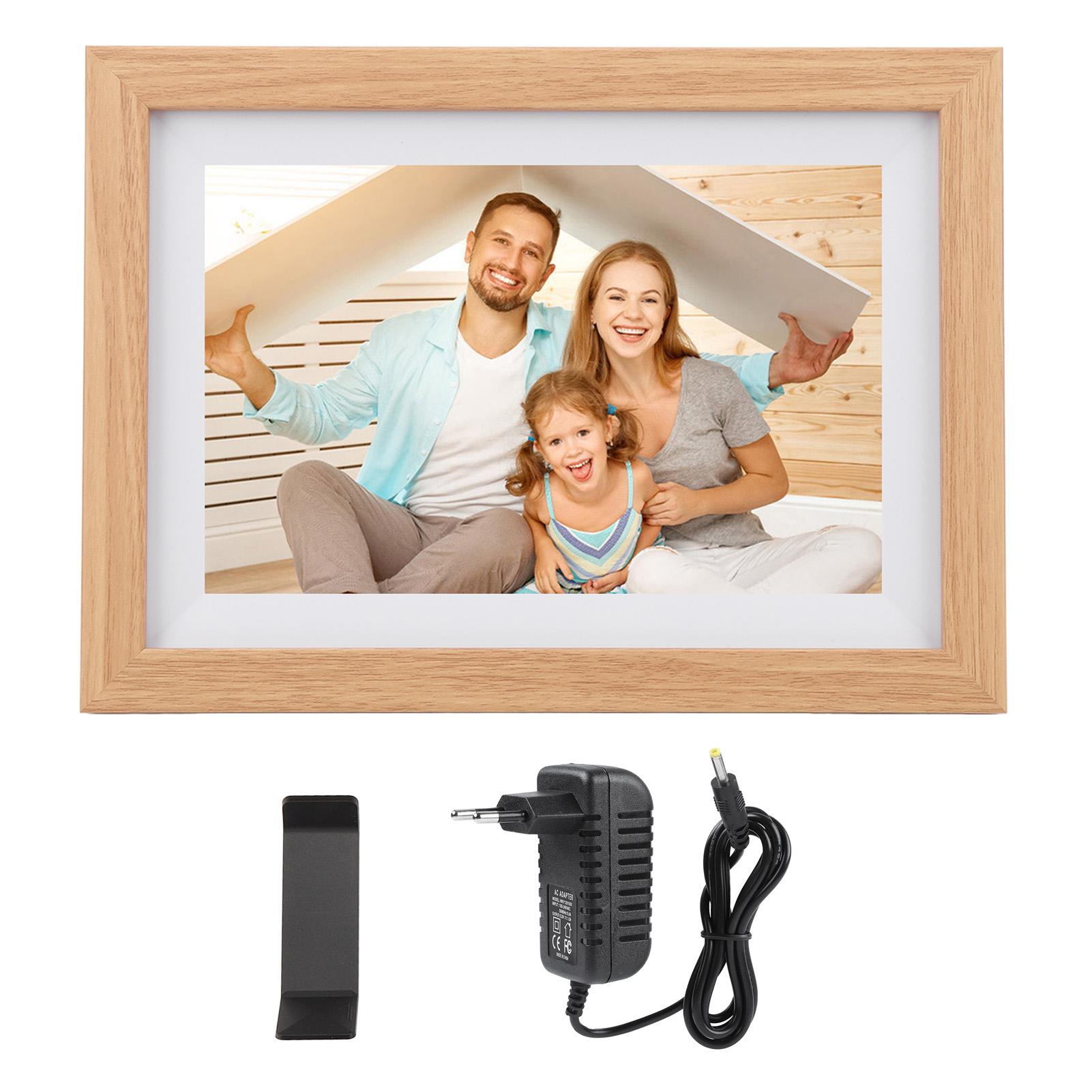 

10-дюймовая цифровая фоторамка 1280 X 800 IPS широкий экран 16G хранилище WiFi обмен RK3126 четырехъядерный E EU Plug 100 to 240V