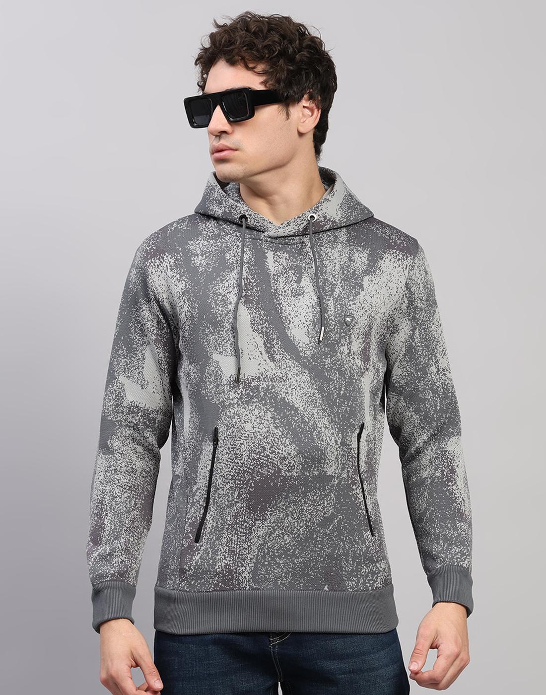 Monte Carlo Men s Hood Full Sleeve Pullover XXL светло-серый 3900₽