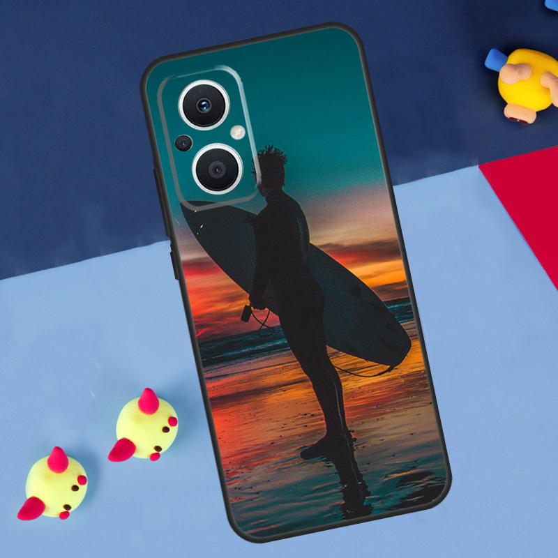 Surf Surfboard For OPPO Reno 14 13 12 11 10 Pro 8T 11F 12F 13F 14F 7 8 Lite OPPO Find X8 X6 X5 X9 Pro Case
