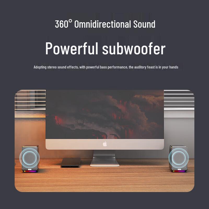 Lenovo TS38 Wired Stereo Computer Speakers