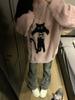 Women's Oversized Lazy Style Soft Knit Sweater - Warm, Comfortable, Round Neck Pullover