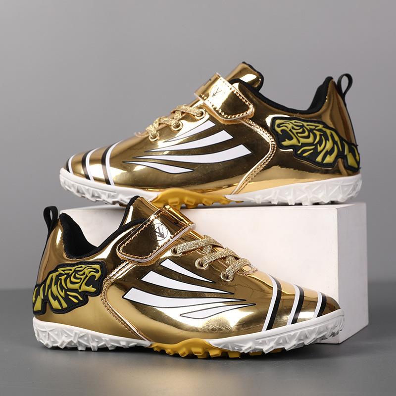 

2025 new Velcro football shoes boys teenagers students broken nails lawn training ground sports shoes 29