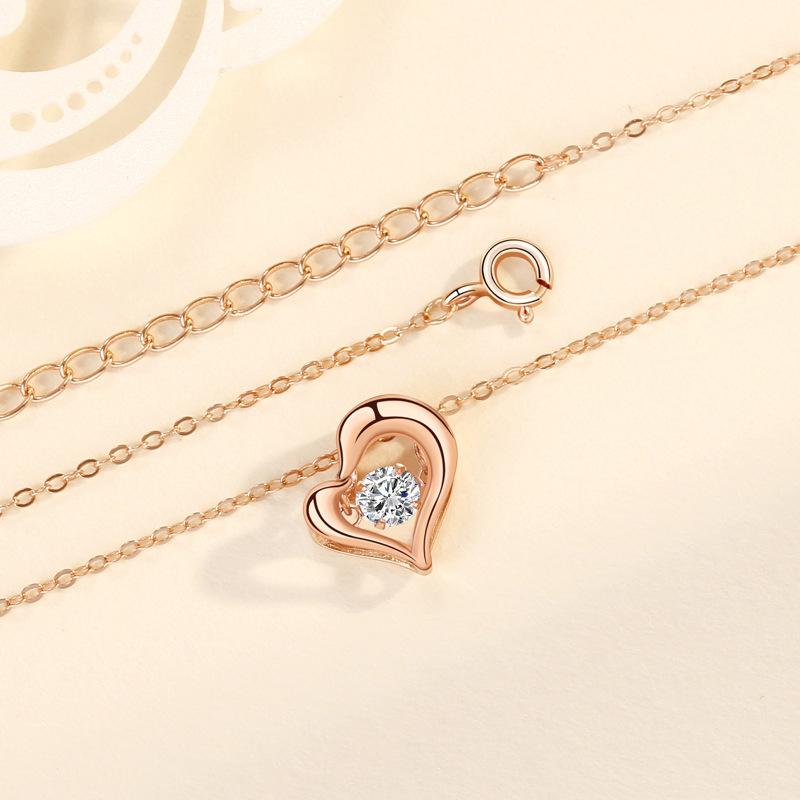 Colier Inteligent Love pentru Femei, Bijuterii Simple de Lux Ușor, Temperament, Design de Nișă, Accesorii Stil ins