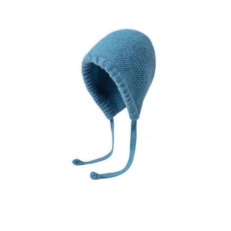 Simple hat women's autumn and winter warm ear protection wool hat scarf scarf neck protection integrated shawl knitted hat