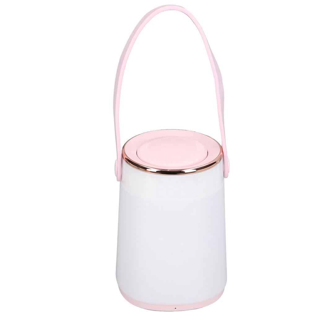 Nursery Night Light Stepless Dimming Temperature Clock Display USB Rechargeable Bedside Lamp