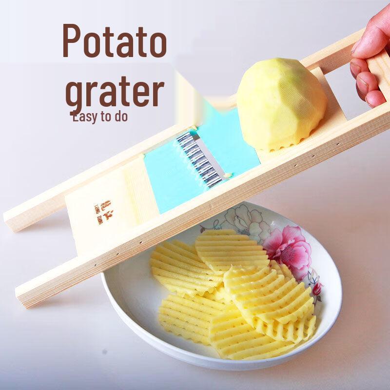 

LONGJIANG 3-in-1 Potato Slicer & Grater Set