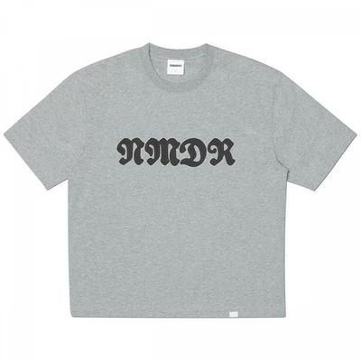 Waffle PaTched Crop T shirT   Melange