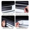 1/4/5Pcs Car Door Sill Scuff Plate Decor Carbon Fiber Stickers For Volkswagen GTI Tiguan Passat Golf Polo Touareg Magotan Caddy