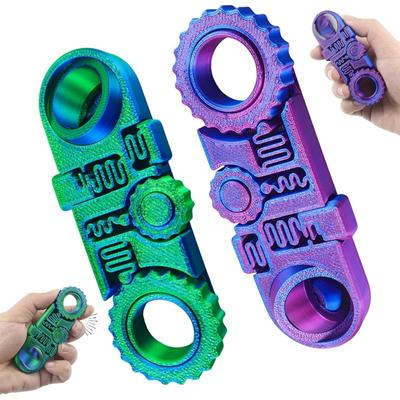 2025 Nuevos Juguetes Anillo Fidget Impresos en 3D, 5 en 1 Bola de Engranajes Impresa en 3D Sensorial para el Estrés, Juguetes de Engranajes para Meditación Consciente para el Alivio del Estrés y la Ansiedad