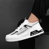 Fashion Vulcanized Sneakers Men Mesh Breathable Canvas Shoes For Men Summer Casual Shoes Sneakers Male British Style Sneakers