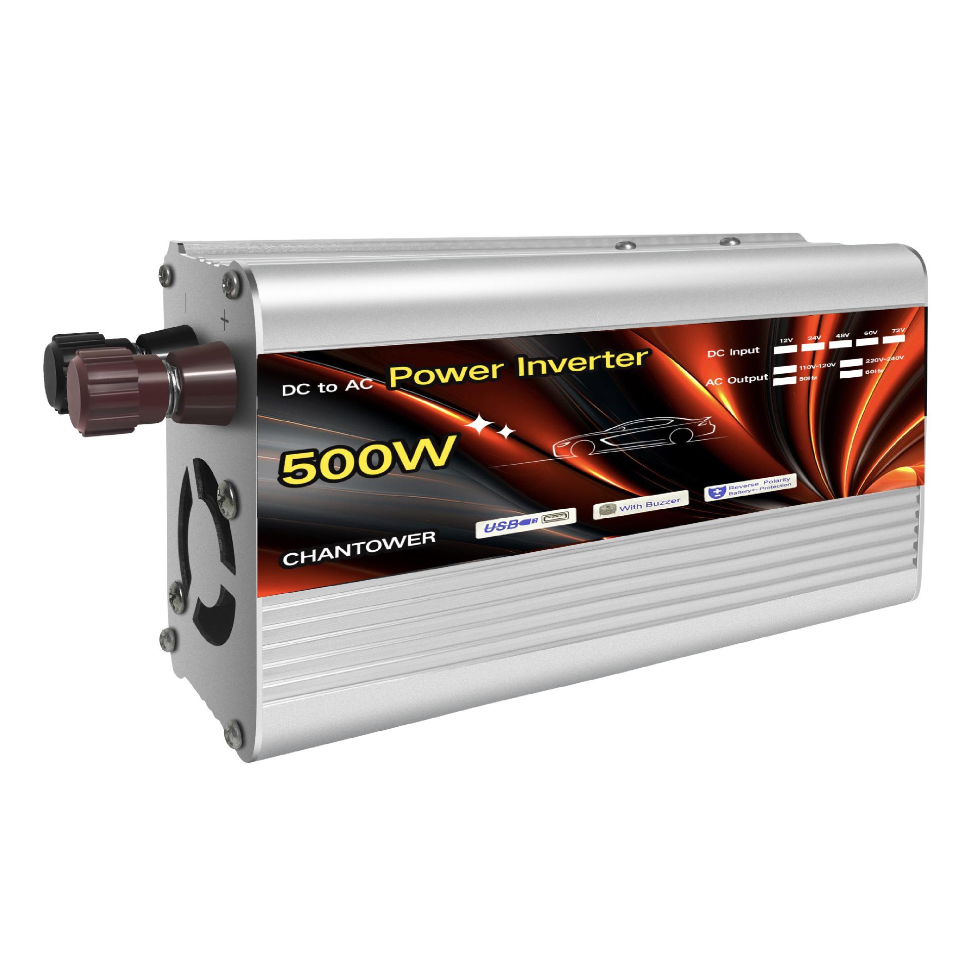 

Инвертор 12 В 220 В Солнечный инвертор 500 Вт 1000 Вт 1500 Вт 2000 Вт Портативный трансформатор напряжения Автомобильное зарядное устройство Преобразователь Автомобильный инвертор питания