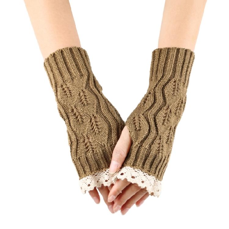 Knit Gloves Fashion Fingerless Gloves Arm Sleeves Arm Decors Female Accessory