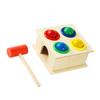 Wooden Ball Hammer Toy Early Educational Hand Eye Coordination Training Smooth Surface for Baby
