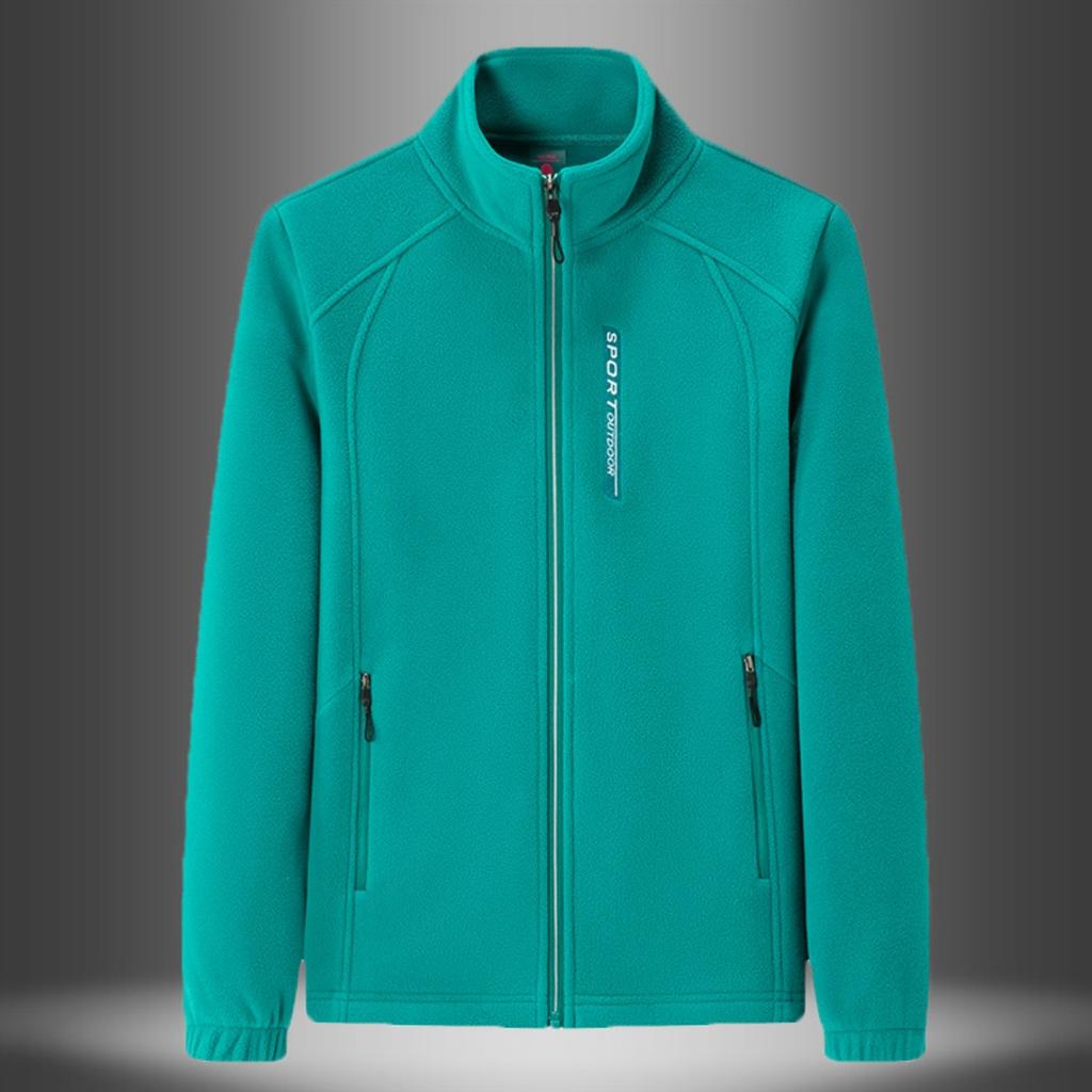 Polar Fleece Jacket for Women, Casual Fleece Jacket, Stand Collar, Thick Cardigan, Sports Outdoor Hoodie, Warm and Thick, Warm and Cozy