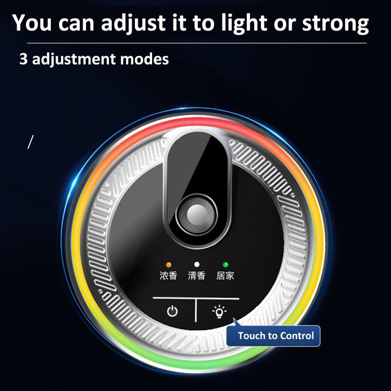 Diffusore di Aroma per Auto con Luce d'Ambiente Stellata a LED 50ml Profumo di Colonia Deodorante per Auto Aromatizzante per Auto Diffusori di Fragranza