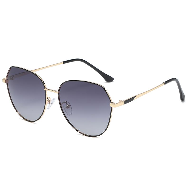 Sunglasses, Women'S High-End Anti-Ultraviolet Sunglasses For Driving, Big Face, Thin And Myopia