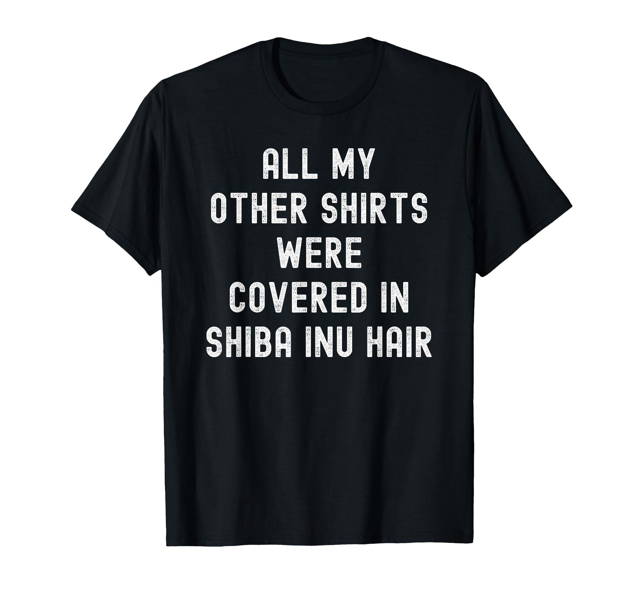 

Shiba Inu Covered in Hair T-Shirt чёрный