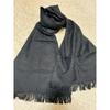 Used Tagged Vivienne Westwood stole, orb, black, all-over pattern, black