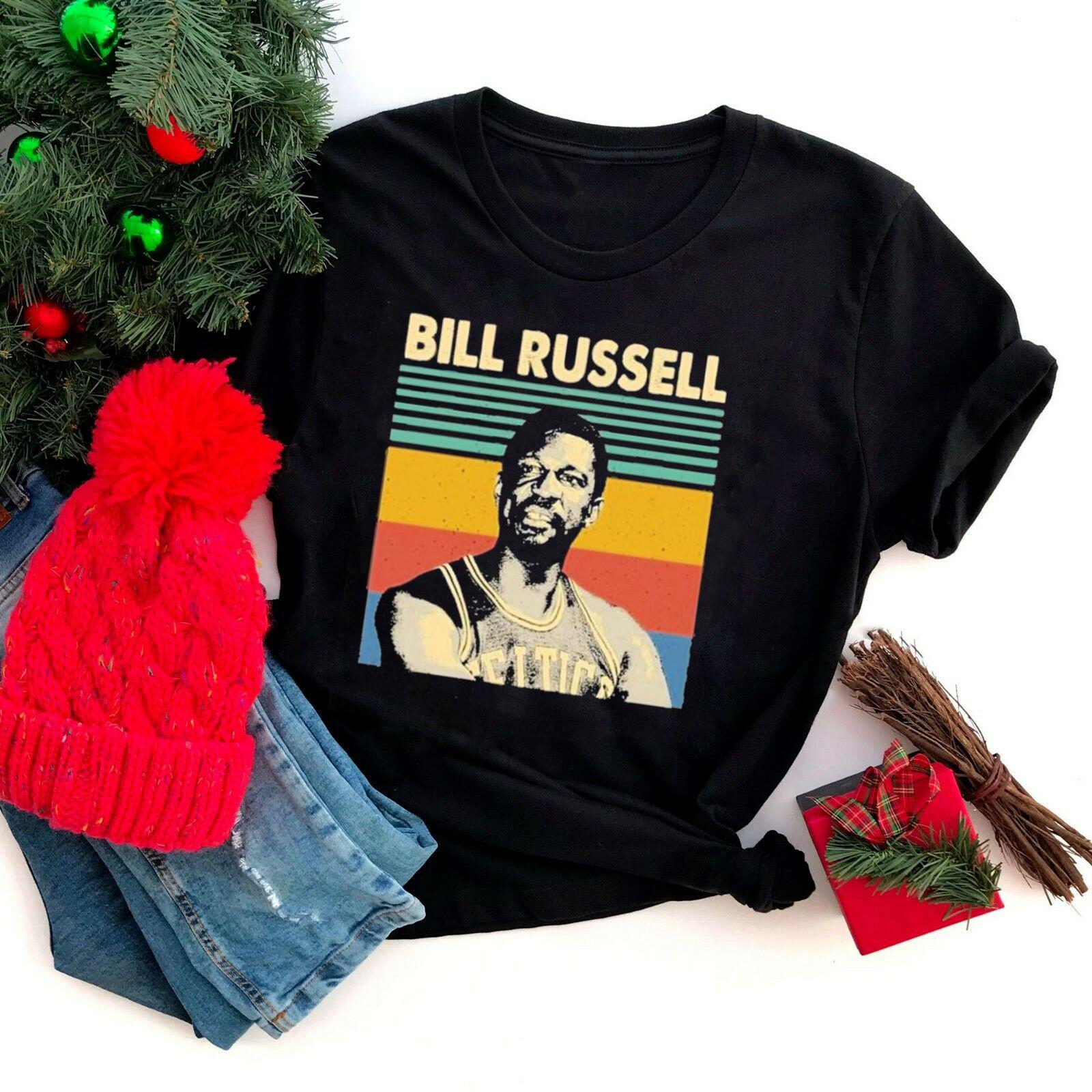 Thank you memoris Bill Russell 2022 vintage Signatures black unisex Shirt A357 XXXL