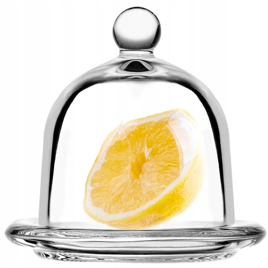 KADAX Glass Container for Lemon with Lid and Cloche for Lemon Organizer