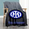 Inter Milan Personalized Name Blanket Throw Personalized Blanket Comfortable Suitable for Bedding Office Chair Couch Living Room