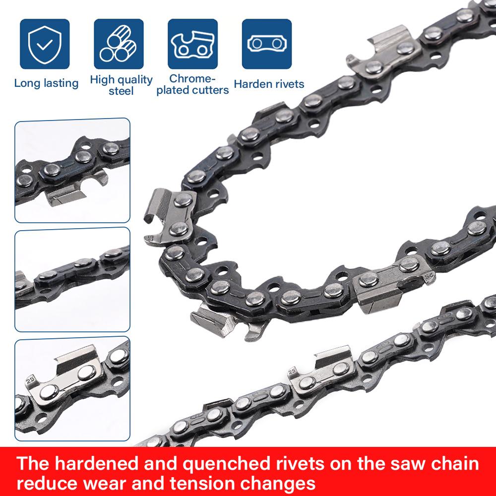 Steel Chainsaw Chain 16/18/20-inch Gauge 325 Drive Link For Electric Chainsaws Replacement Garden Tool