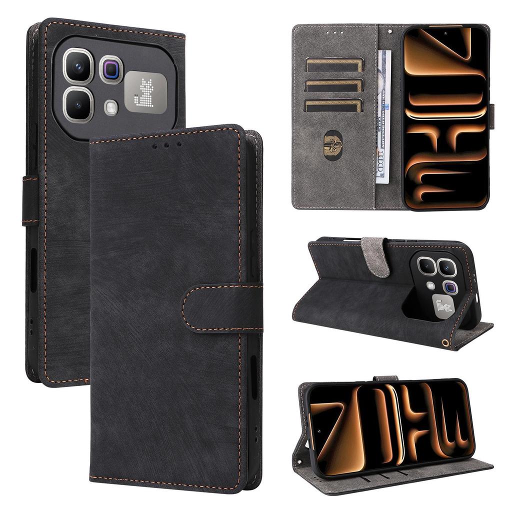 Flip Cover compatible for Infinix Note 60/Note 60 Pro PU Leather Phone Case Full-Body Protection with [RFID Blocking]
