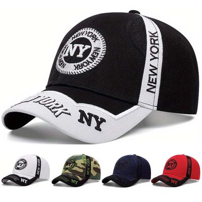 New Men's 3D Embroidery Baseball Cap Fitted Cap Fishing Snapback Hat for Men Bone Women Gorras Casual Casquette Letter Red Cap