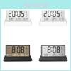 Moderne minimalistische Digitaluhr mit LCD-Anzeige für Heimdekoration und Temperaturüberwachung