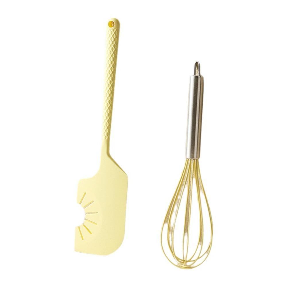 Hanging Silicone Scraper Food Grade Cream Scraper Convenient Egg Beater  Kitchen Use