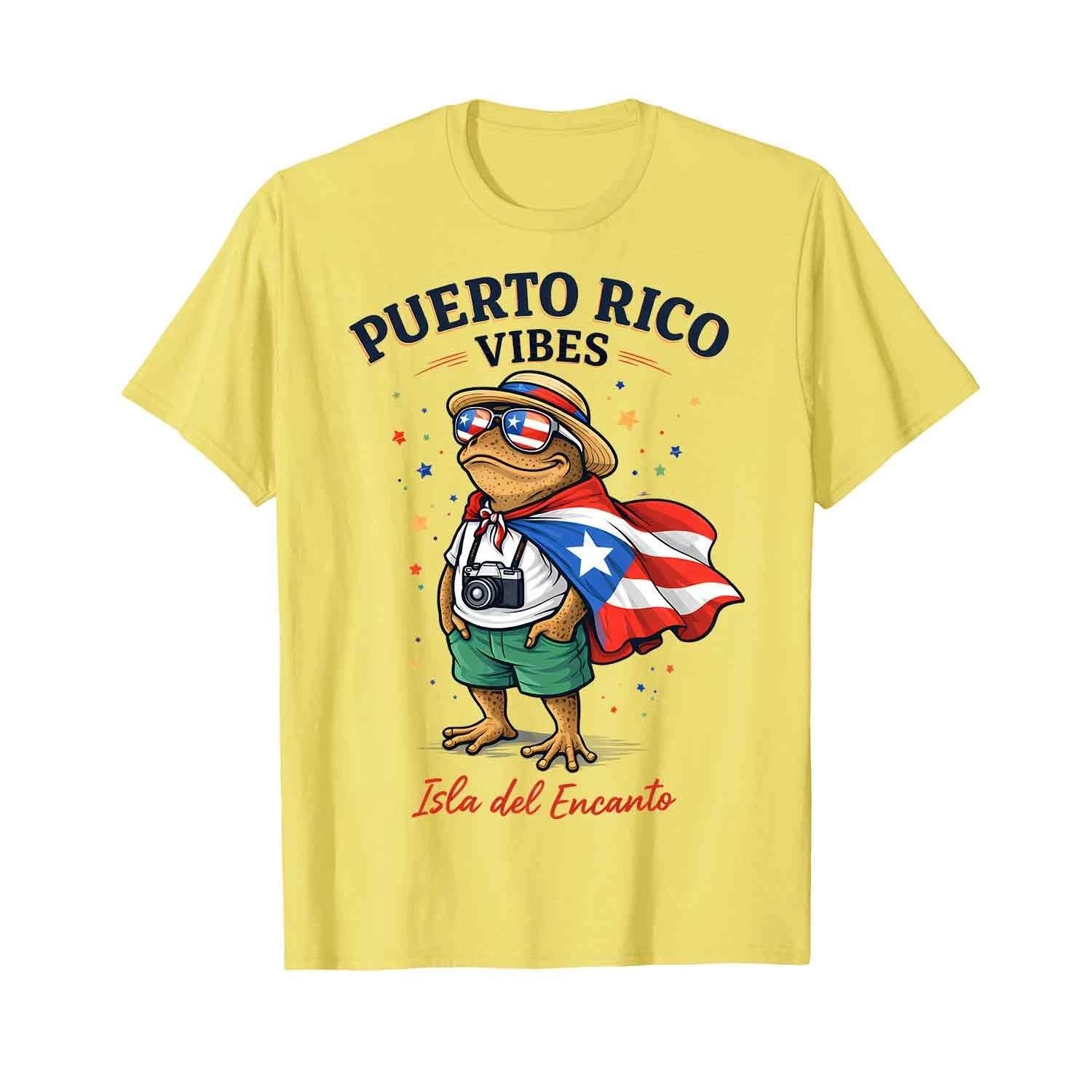 Coqui Frog Puerto Rico Flag Puerto Rican Boricua T-Shirt M