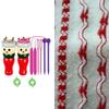 Knitting Tool Set Wooden Knitted Doll Set Knitting Toy Craft Set Easy To Use for Making Bracelets Necklaces