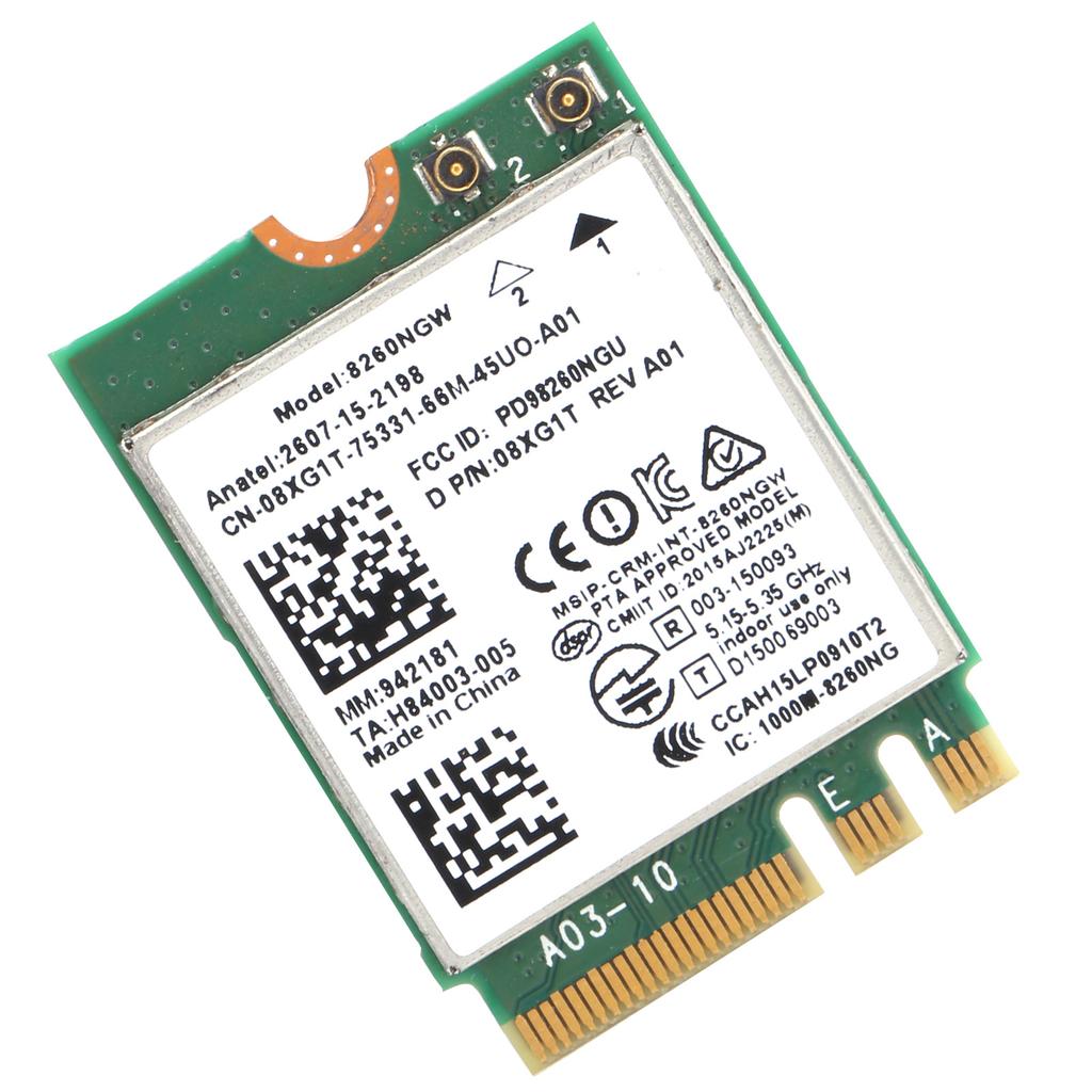 Wireless Network Card DualBand 2.4G5G Wifi Module Bluetooth 4.2 for Dell xps 12 13 15