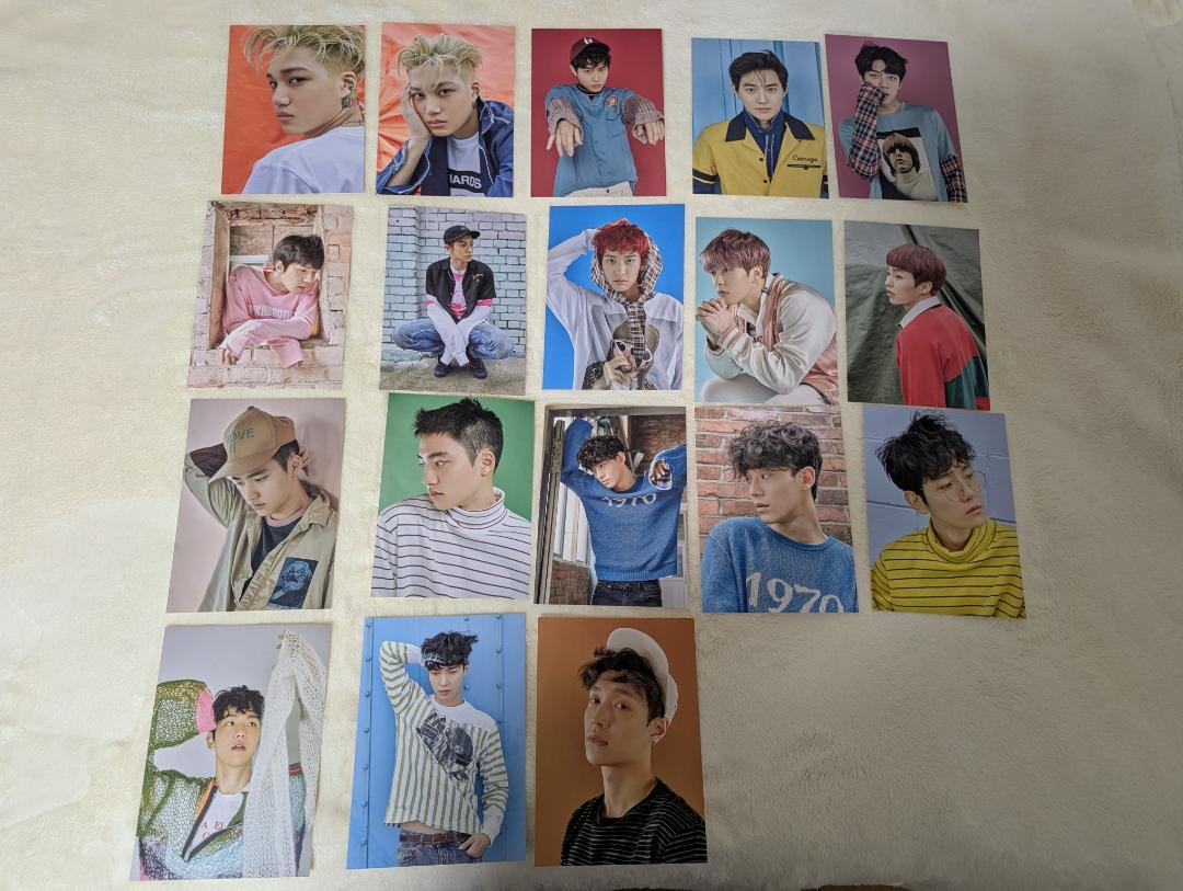 

[USED] EXO LUCKY ONE Official Postcard Complete Set