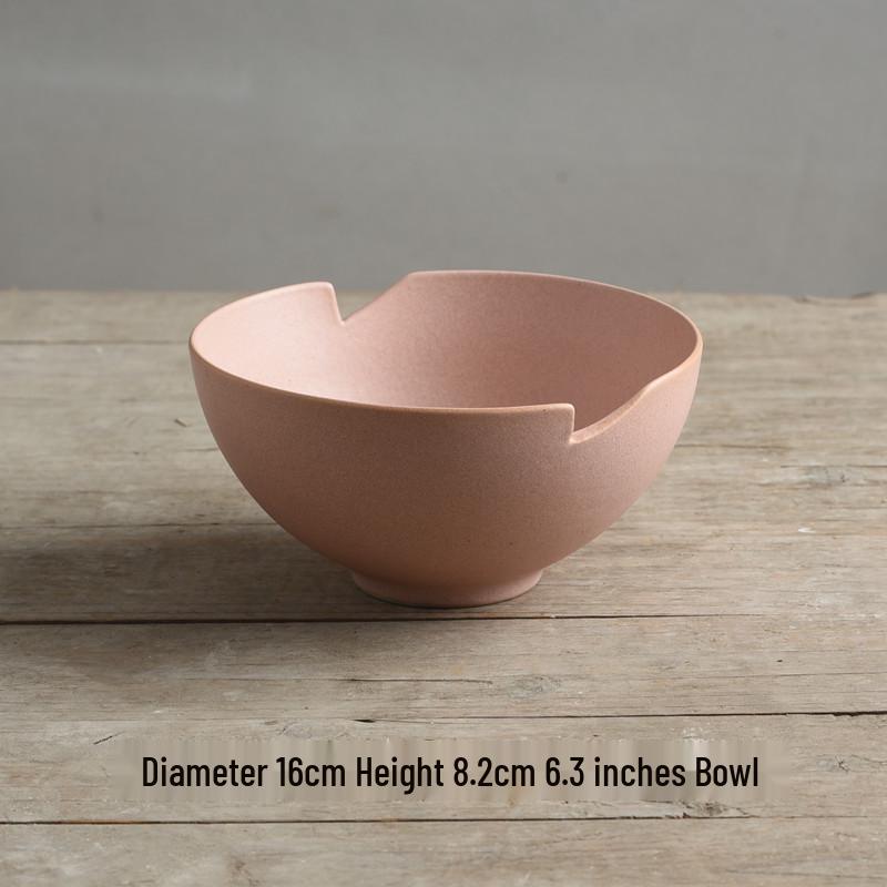 Yijia Retro Ceramic Underglaze Color Bowl: Perfect for Noodles, Congee, Rice, Soup, and Salad.