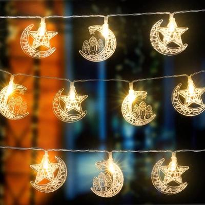 Eid LED Star Moon Light String Mubarak Ramadan Decoration for Home Ramadan Party EID Lantern