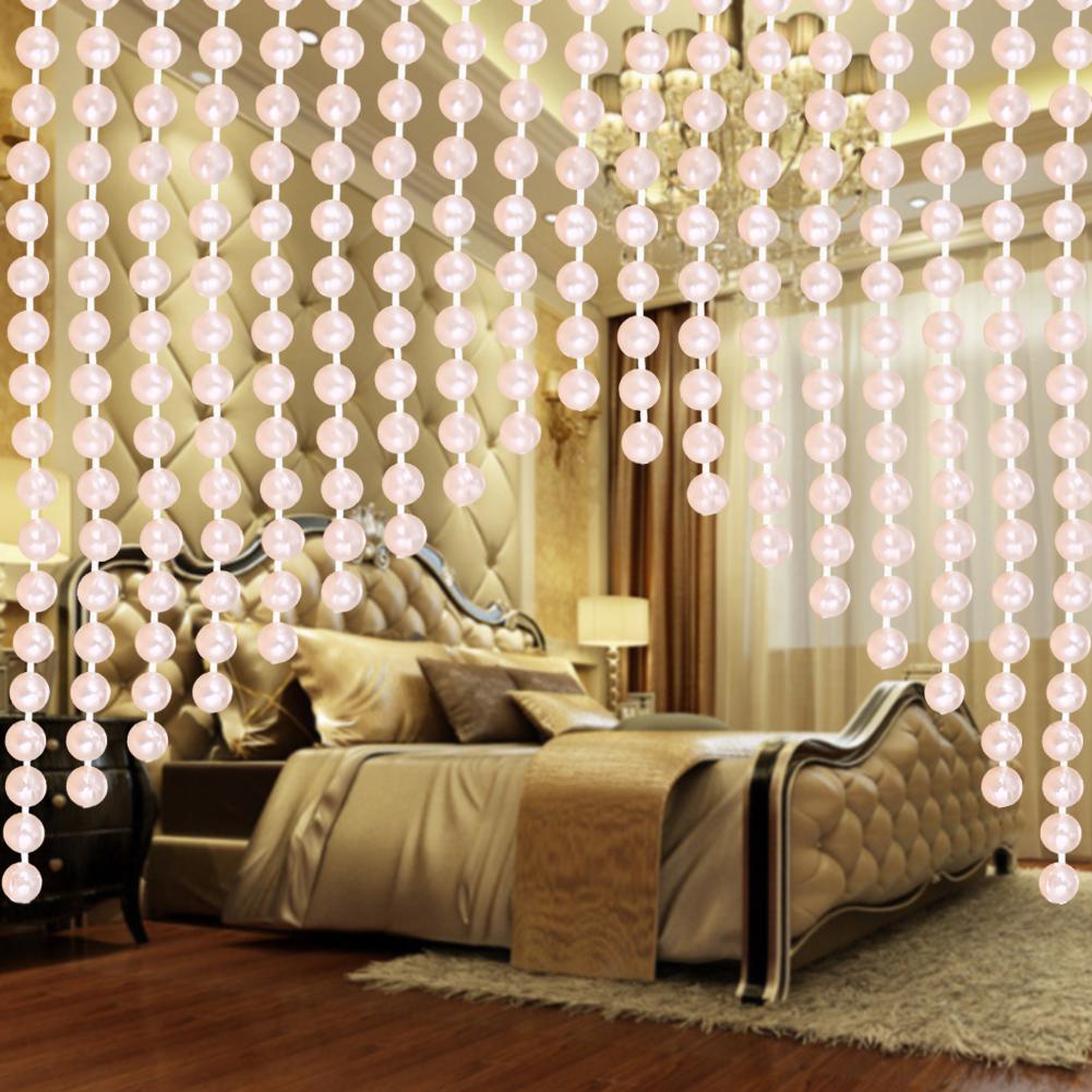 10m 3mm Living Room Partition Bead Curtain Pendants Glass Door Hanging Peal String Ornament Crafts Decoration for Wedding Party