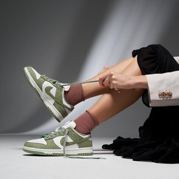 Кроссовки Nike Dunk Low Premium Women oil green/treeline/sail/oil green