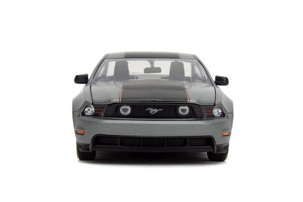 Big Time Muscle 2010 Ford Mustang GT Diecast Car Kids and Adult Toys 124 (Charcoal Gray)