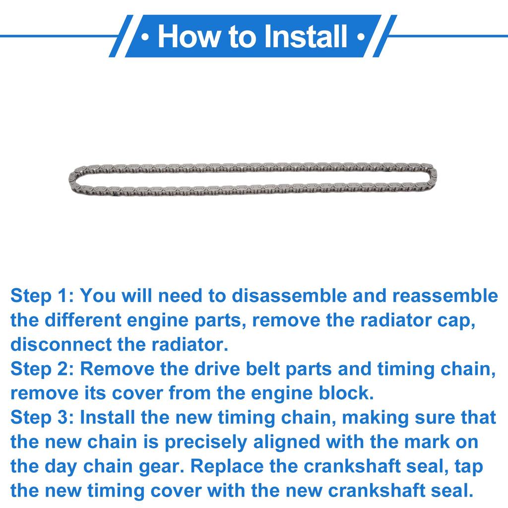 ABSOPRO Timing Chain Part for Lexus LX450 and Toyota Land Cruiser 1 Kit, Number 1350666010, 1996-1997 1993-1997, piece.