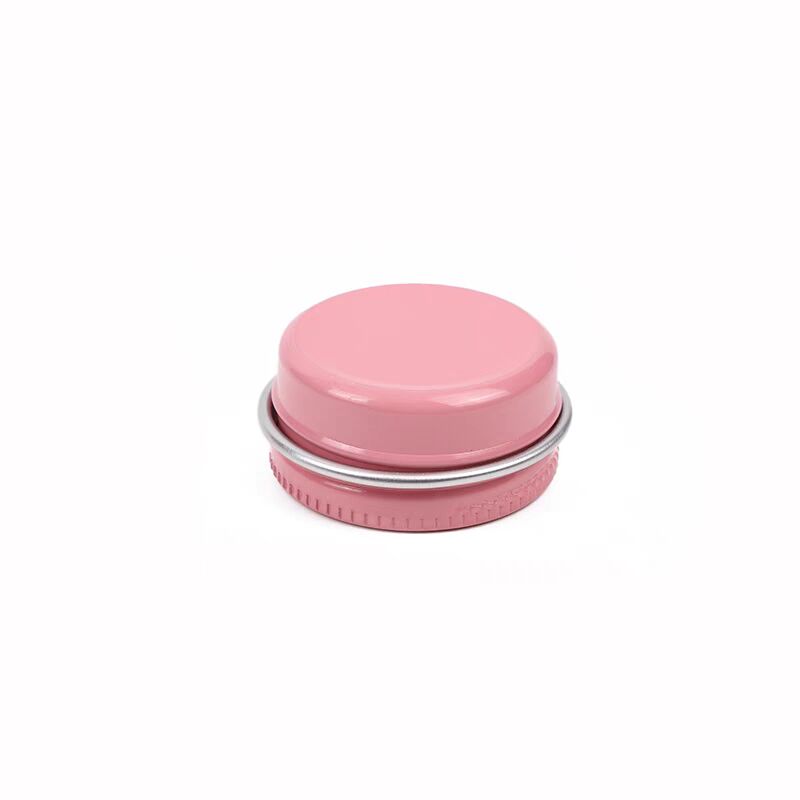 100 stücke 10g Aluminium Zinn Gläser 10 ml Rosa Farbe Metall Behälter Kosmetische Gesicht Augen Creme Verpackung Leere kann Lip Balm Kerze Glas
