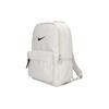 Nike Logo Casual Solid Color Zipper Fabric Backpack Medium Unisex Backpacks Light-Bone Black DN3592072