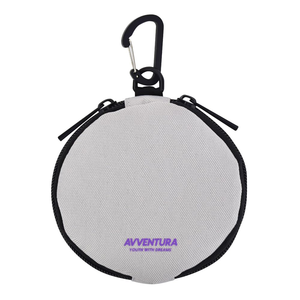 

Logo Print Circle Pouch PLP-30687 Light Gray