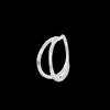 Ring Female Double Layer European and American Style Simple Personality Puncture Hypoallergenic Earring Bone Ring Nose Ring Male Puncture Handsome