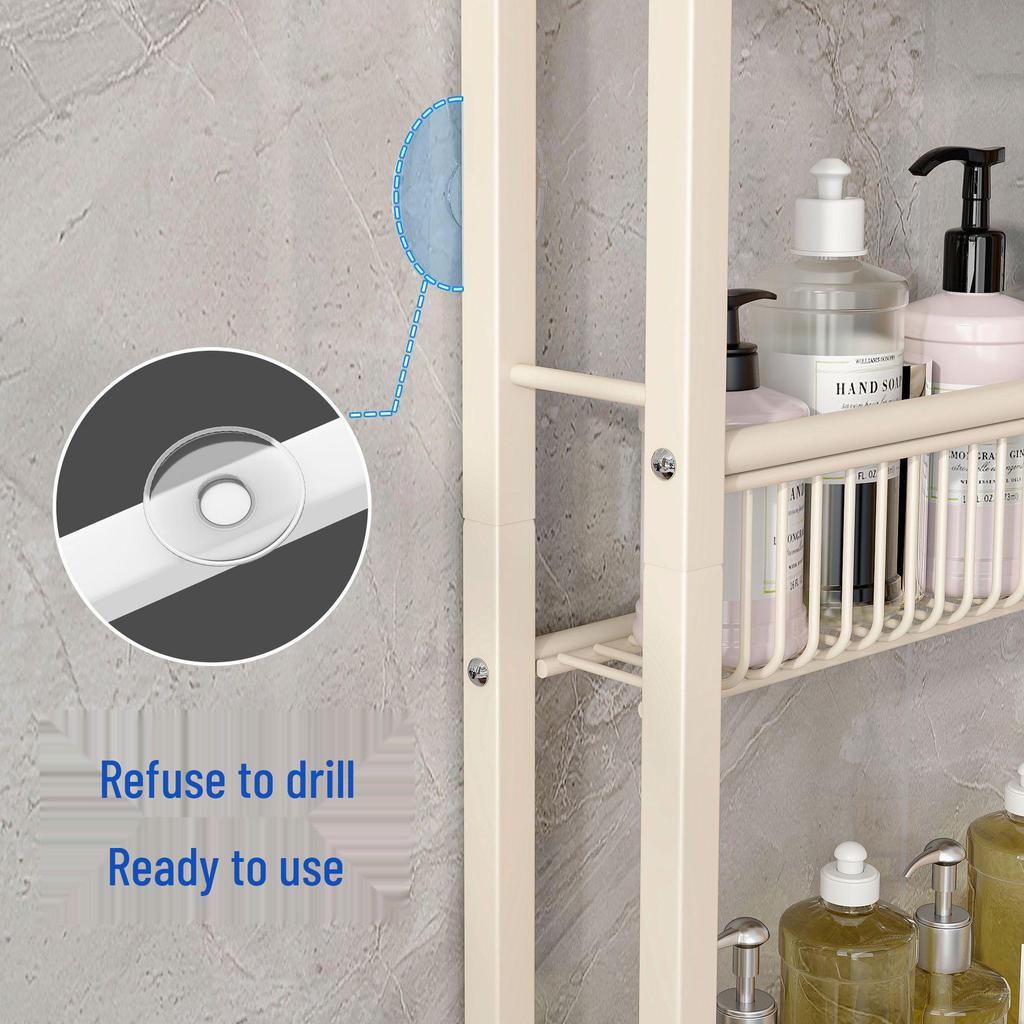Multi-layer Wall-Mounted Kitchen & Bathroom Storage Rack