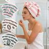 Durable Soft Bow Hair Towel Wrap Microfiber Quick-Drying Shower Cap Absorbent Hair Towels Women
